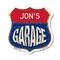 Signmission Jon's Garage, 18 Inch X 18 Inch, Plastic Sign SHI-P-18-383-JON - alternate 1
