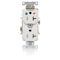 Leviton Plugs&Rcptcls, 20A, 125VAC, Wht, PBT, PK10 T8300-IGW - alternate 1