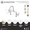 Kingston Brass Bridge Bathroom Faucet with Brass Pop-Up, Brushed Nickel KS2178TKL - alternate 5