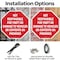 Signmission Not Responsible for Theft or Damage, 10 Inch X 10 Inch, Plastic Sign OC-P-10-106 - alternate 4