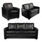 Dreamseat Silver Loveseat with All Elite Wrestling Collision Color Logo XZ7759003LSCDBK-PSAEW0001 - alternate 4