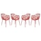 Leisuremod Modern Devon Aluminum Armchair, Red, 4PK DCA23R4 - alternate 1