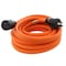 Ac Works STW Extension Cord, 10/4, NEMA L14-30, Orange, PVC, NEMA L14-30, 50ft L1430EX-050G - alternate 1