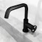 Vigo Cass Single Handle Single-Hole Bathroom Faucet in Matte Black VG01047MB - alternate 3
