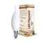 Bulbrite 60-Watt Dimmable (E12) Candelabra Screw Base Milky Filament CA10 Milky LED Light Bulb, 2700K, 4PK 862691 - alternate 2