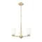 Z-Lite Naya 3-Light Chandelier, 19.25 in W, Modern Gold 7518-3MGLD - alternate 3