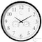 Clockswise 18-inch Large Outdoor Wall Clock Thermometer Combo, Waterproof Hygrometer Silent Battery QI004732 - alternate 1