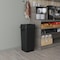 Regal Altair 23 Gallon Square Black Plastic Trash Can with Drop Shot Swing Lid, Space-Saving Design ZR-TC-100-BK-23-SW-KIT - alternate 2