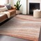 Homeroots 8' X 10' Salmon And Pink Abstract Washable Indoor Outdoor Area Rug 603710 - alternate 2