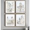 Homeroots Set Of Four Street Scenes Gold Framed Print Wall Art, 4PK 417064 - alternate 2
