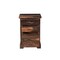 Homeroots 30" Dark Brown Solid Wood Three Drawer Live Edge Filing Cabinet 522096 - alternate 3