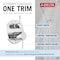 Delta Modern Monitor 14 Series Shower with Raincan & Hand Shower, 20.13 in, Chrome T342702 - alternate 3