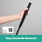 Hansgrohe Tecturis S 4-Hole Roman Tub Set Trim with 1.75 Handshower in Matte Black 73442671 - alternate 2