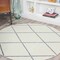 Jonathan Y Cole Minimalist Diamond Trellis White/Gray 5 ft Round Area Rug SEU102K-5R - alternate 1