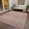 Homeroots 8' X 10' Blush Gold And Ivory Tribal Washable Indoor Outdoor Area Rug 582611 - alternate 3