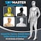Topmaster Male Mannequin Premium Quality Construction, Detailed Dimensions for Realistic Proportions, Sturdy TPMANQMALSI8 - alternate 4