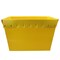 Flipside Corrugated Postal Storage Tote, 18-1/4 in L x 13-1/4 in W x 11-3/5 in H, Yellow, Plastic, 4 PK 40142 - alternate 2