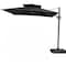 Homeroots 11ft Black Polyester Round Tilt Cantilever Patio Umbrella With Stand 485672 - alternate 1