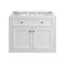 James Martin Vanities Chicago 36 in Single Vanity, Glossy White, w/ Single Hole 3CM White Zeus Silestone Top & Backsplash 503-V36-GW-1WZ - alternate 3