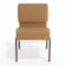 Flash Furniture Caramel Fabric Church Chair, PK4 4-FD-CH0221-4-CV-BN-BAS-GG - alternate 2