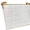 Homeroots Set of Two White Metal Basket, 2PK 636142 - alternate 2