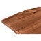 Homeroots 78" Brown And Black Solid Wood And Metal Dining Table 521824 - alternate 4
