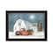Homeroots Wintry Weather 1 Black Framed Print Wall Art 416090 - alternate 1