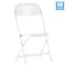 Flash Furniture Kids White Plastic Folding Chair, PK10 10-Y-KID-WH-GG - alternate 3