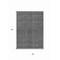 Homeroots 5' X 8' Gray And Silver Striped Washable Indoor Outdoor Area Rug 615050 - alternate 2