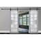 Sartodoors Sturdy Double Barn Door with Frosted Glass Grey 72x96 (2* 36x96) Solid Core Modern Interior VEREGIO7602DB-GRE-7296 - alternate 1