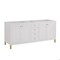 James Martin Vanities Chicago 72 in. Double Vanity, Glossy White 503-V72-GW - alternate 1