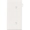 Leviton Wall Plate White 1 gang Thermoplastic Nylon Blank White PSE14-00W - alternate 2