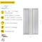 Nuwatt 2FT Linear High Bay LED Lights, 5000K Daylight, 100-277V, Wattage Selectable 110W 80W 60W, 2PK NW-HB-L-110-2F-50K-2P - alternate 3