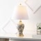 Jonathan Y Grace 24" French Country Cottage Ceramic/Iron Floral Urn LED Table Lamp, Multi/Gold JYL3009A - alternate 7