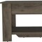 Homeroots 40in Dark Brown Wood Storage Bench With Flip Top 477604 - alternate 3