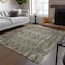Homeroots 10' X 14' Gray Taupe And Beige Moroccan Washable Indoor Outdoor Area Rug 577204 - alternate 2