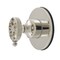 Kingston Brass Single-Handle Six-Way Diverter Valve with Knurled Handle and Round Trim Kit, Polished Nickel KS4036RKX - alternate 1
