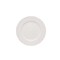 Homeroots White Four Piece Round Weave Stoneware Service For Four Salad Plate Set 483499 - alternate 1