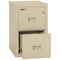 Fireking 17-3/4" W 2 Drawer Fire-Resistant Vertical File Cabinet, Parchment 2R1822-CPA - alternate 2