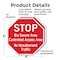 Signmission Stop Bio Secure Area Controlled Acc, 6 inch X 6 inch, Plastic Sign, 2PK OC-P-2PACK-6-247 - alternate 4