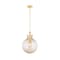Mitzi Daria 32in wide 1 Light Chandelier in Aged Brass H1071801L-AGB - alternate 1