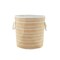 Homeroots 21" Pink Fabric Basket 704885 - alternate 1