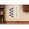 Homeroots Set Of Two Come On In with Seven Peg Mug Rack 3 White Framed Print Kitchen Wall Art, 2PK 405953 - alternate 2
