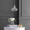Jonathan Y Wyatt 9.5" Pharmacy Metal/Glass LED Pendant, Chrome JYL3515B - alternate 3