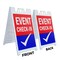 Signmission Event Check-in, A-Frame & 2 Decals Installed, Heavy-Duty Plastic Frame SBHD-D-2436-Event Check-in - alternate 3