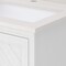 Craft And Main Vanity, w/Engineered Sto, 24 in, White Oak AWWVT2419D - alternate 2