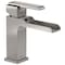 Delta 1 or 3-hole 4" installation Hole Centerset Lavatory Faucet, Stainless 568LF-SSLPU - alternate 1