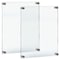 Azar Displays 22inW x 28inH Sign Holder with 1in SILVER Caps and Standoffs, 2PK 105530-SLV-2PK - alternate 1