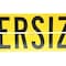 Mytee Products 12in x 72in  Oversize Load Sign For Truck Diamond Grade  Hi-Viz & Center Hinged AL-OVERSIZE7212 - alternate 3