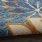 Homeroots 6' X 9' Blue And Green Floral Indoor Outdoor Area Rug 545012 - alternate 3